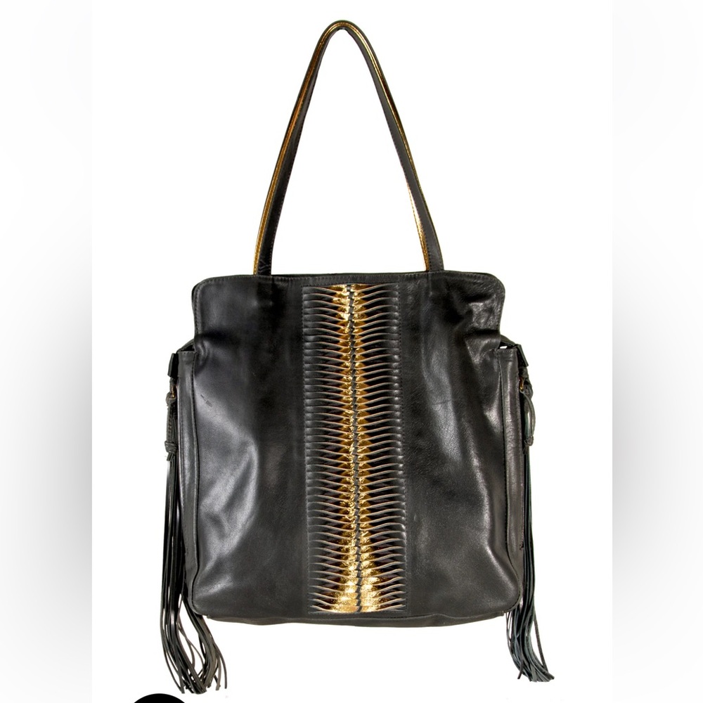Lilly lane. Santana Putri Shoulder Bag - Two Tone × 1Metallic nwt